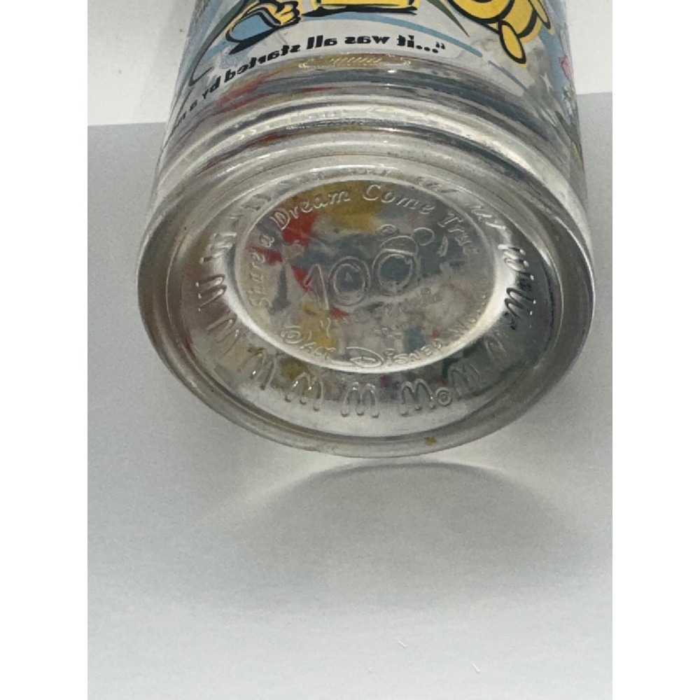 WALT DISNEY WORLD 100 Years of Magic McDonald's 16 oz GLASS Mickey Mouse - Picture 5 of 5